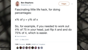 Das Netz tobt: Dieser Mathe-Trick geht viral!