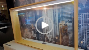 Futuristisch: Durchsichtiges OLED-Display von Panasonic
