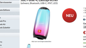 Bluetooth-Box für Auge und Ohr: JBL Pulse 4 im Test