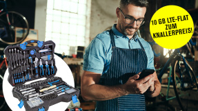 10-GB-Flat, Werkzeugset & Gutschein zum Hammerpreis!