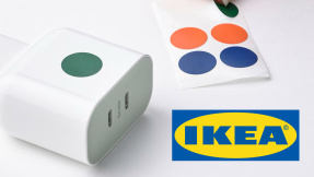 IKEA bietet neues USB-C-Ladegerät mit bunten Aufklebern