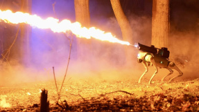 US-Firma rüstet Roboterhund mit Flammenwerfer aus