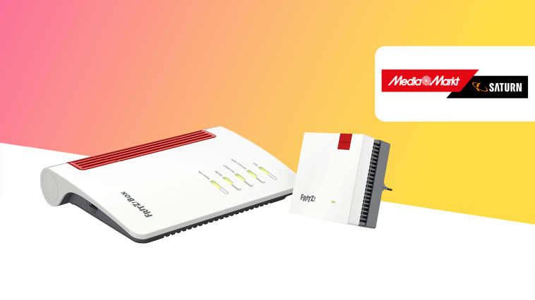 Top-Team: FritzBox 7530 AX + FritzRepeater 1200 AX im günstigen Bundle