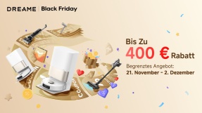 Dreame macht sauber – mit Mega-Deals zum Black Friday!