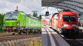 DB und Flixtrain im europäischen Vergleich eher schlecht