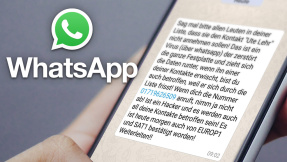 WhatsApp-Nachricht: Tobias Mathis treibt sein Unwesen