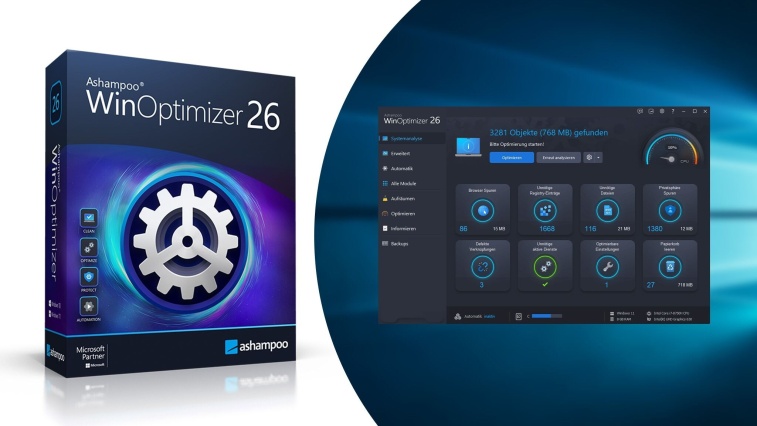 WinOptimizer 26: Erlesene Tuning-Software als Vollversion gratis