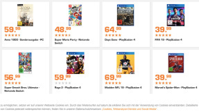 Media Markt: Fünf Spiele kaufen, drei bezahlen!