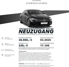 Bild des Angebotes Mercedes-Benz CLA 200 AMG-LINE/DISTRO/360°/AMBIENT Sportp. Bi