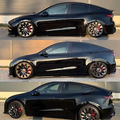 Bild des Angebotes Tesla Model Y Luftfahrwerk Alcantara Softclose Ambientebel. uvm.
