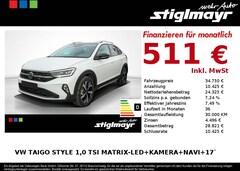 VW Taigo Style 1,0 TSI Matrix-LED+Kamera+Navi+17`