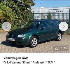 Bild des Angebotes VW Golf Variant 1.6  16v
