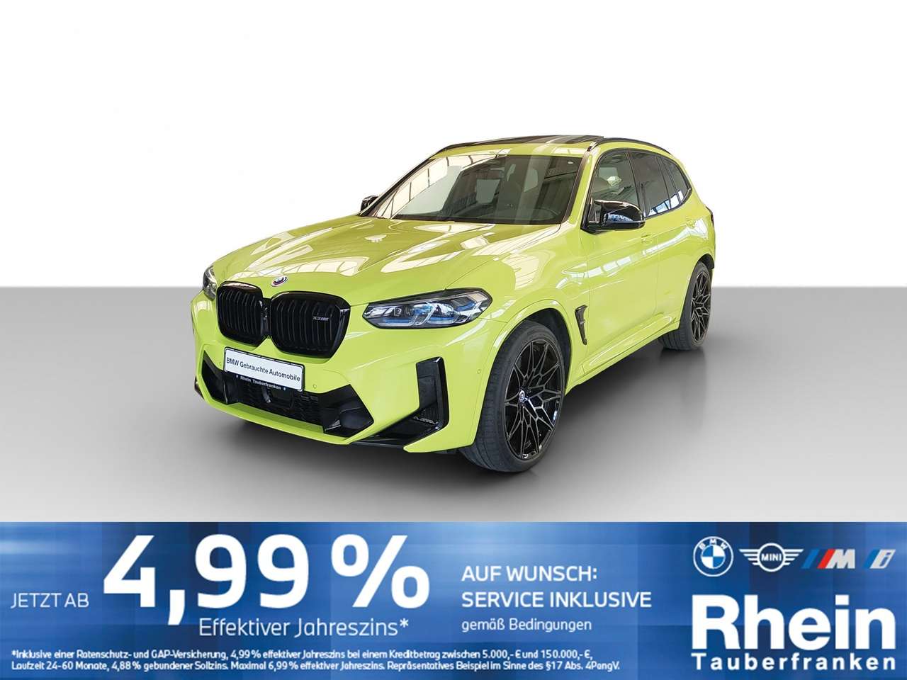 Bild des Angebotes BMW X3 M Comp AHK/LASER/PANO/hk/HUD/4xSH/M-Abgas/LHZ