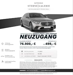 Bild des Angebotes Mercedes-Benz S 400 D/AMG/360°/PANO/SITZKLIMA/LENKRADHE
