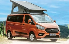 Bild des Angebotes Ford Transit Custom Kleiner alltagstauglicher Camper  Ford Transit Bürstner Copa lang 530 – Automatik, WC/Dusche, Aufstelldach