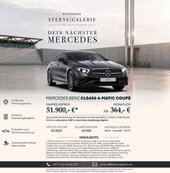 Bild des Angebotes Mercedes-Benz CLS 450 AMG-LINE/360°/SITZKLIMA/SCHIEBED/DISTRO