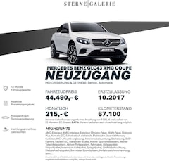 Bild des Angebotes Mercedes-Benz GLC 43 AMG COUPE/NIGHT/HEAD-UP/BURM/AMBIE HUD