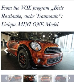 Bild des Angebotes MINI One MINI UNIKAT. 10 jahre Vox Jubiläumsfolge Highligh