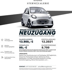 Bild des Angebotes smart forTwo fortwo EQ/COUPE/LED/TEMPOM/SITZHEIZ/DAB/DSB MFL