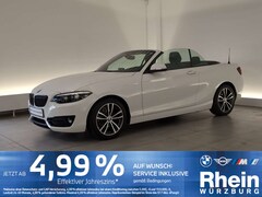 Bild des Angebotes BMW 218 i Cabrio Sport Line Navi/LED/AHK/SHZ/PDC v+h Navi/
