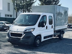 Bild des Angebotes Peugeot Boxer Pritsche Doka*Standheizung*7-Sitzer*2.Hand