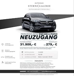 Bild des Angebotes Mercedes-Benz EQC 400 400 AMG-LINE/DISTRO+/RÜCKFAHRK/ADVANCED/AMBI