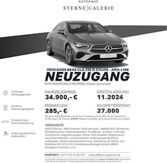 Bild des Angebotes Mercedes-Benz CLA 200 d/AMG-LINE/MBUX/KAMERA/TOTW