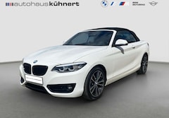 Bild des Angebotes BMW 218 i Cabrio Sport Line HiFi H-K DAB 1. Hand