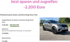 Bild des Angebotes Land Rover Range Rover Velar D300 R-Dynamic SE*Leder*Sitzkühlung*LenkradHZG