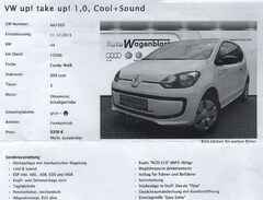 Bild des Angebotes VW up! Up  3-Türer take