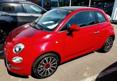 Bild des Angebotes Fiat 500 RED + Glasdach + ALU + Ganzjahresreifen
