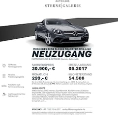 Bild des Angebotes Mercedes-Benz SLC 200 AMG-LINE/RÜCKFAHR/LED/SITZH/AMBEINT Bi