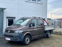 Bild des Angebotes VW T5 Transporter Doppelkabine DSG-2.0 TDI Krahnaufbau-Pritsche