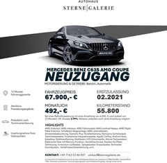 Bild des Angebotes Mercedes-Benz C 63 AMG S/NIGHT/DISTRO+/PANO/RÜCKFAHRK/MULTI