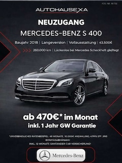 Bild des Angebotes Mercedes-Benz S 400 S Limousine S 400 d 4Matic L