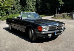 Bild des Angebotes Mercedes-Benz SL 560 Mercedes 560 SL (R107), Bj. 1988, anthrazit, Leder grau
