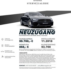 Bild des Angebotes Mercedes-Benz AMG GT 63 4MATIC+ S/4MATIC+/DISTRO+/AIRM/SITZKL