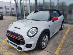 Bild des Angebotes MINI John Cooper Works Cabrio White Silver Metalic mit Dinamica-/Lederkombination Carbon Black, Sichtpaket, Navigation Plus, 8-fach bereift u.v.m