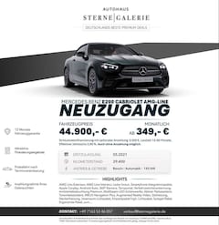 Bild des Angebotes Mercedes-Benz E 200 CABRIO/AMG-LINE/360°/HEADUP Sportp. HUD