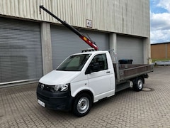 Bild des Angebotes VW T5 Transporter 2.0TDI Pritsche Tieflader*Kran*