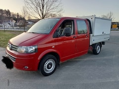 Bild des Angebotes VW T5 Transporter T5 4MOTION Standheizung Klima Sitzheizung DoKa TÜV 02/28 VW-Serviceheft 5-Sitzer Pritsche Alu-Koffer Tempomat Allrad AHK