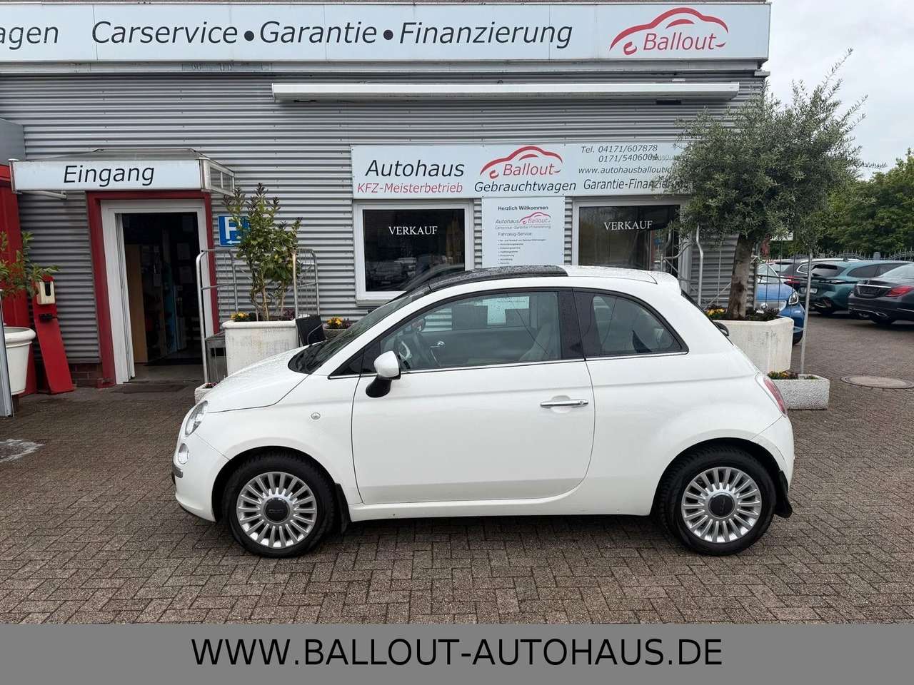 Bild des Angebotes Fiat 500 *2.HAND*KLIMA*USB*BT*PANORAMMA*PDC*ALU
