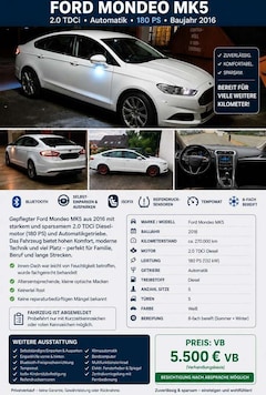 Bild des Angebotes Ford Mondeo Trend
