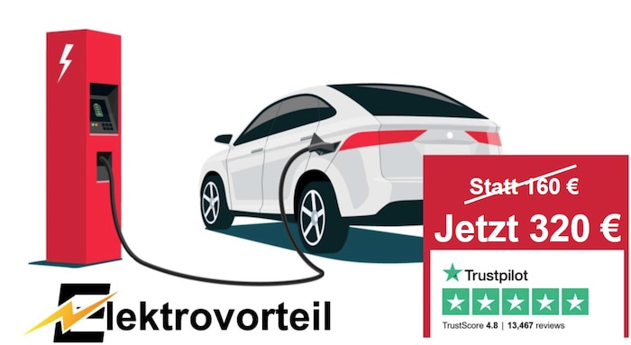 Elektrovorteil bietet 2026 eine THG-Prämie von 320 Euro