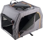 HUNTER Faltbare Transportbox mit Aluminium-Gestell M 76 x 51 x 48 cm anthrazit/orange