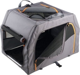 HUNTER Faltbare Transportbox mit Aluminium-Gestell M 76 x 51 x 48 cm anthrazit/orange