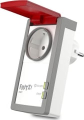 FRITZ!DECT 210 Smart Home Steckdose Rot/Weiß