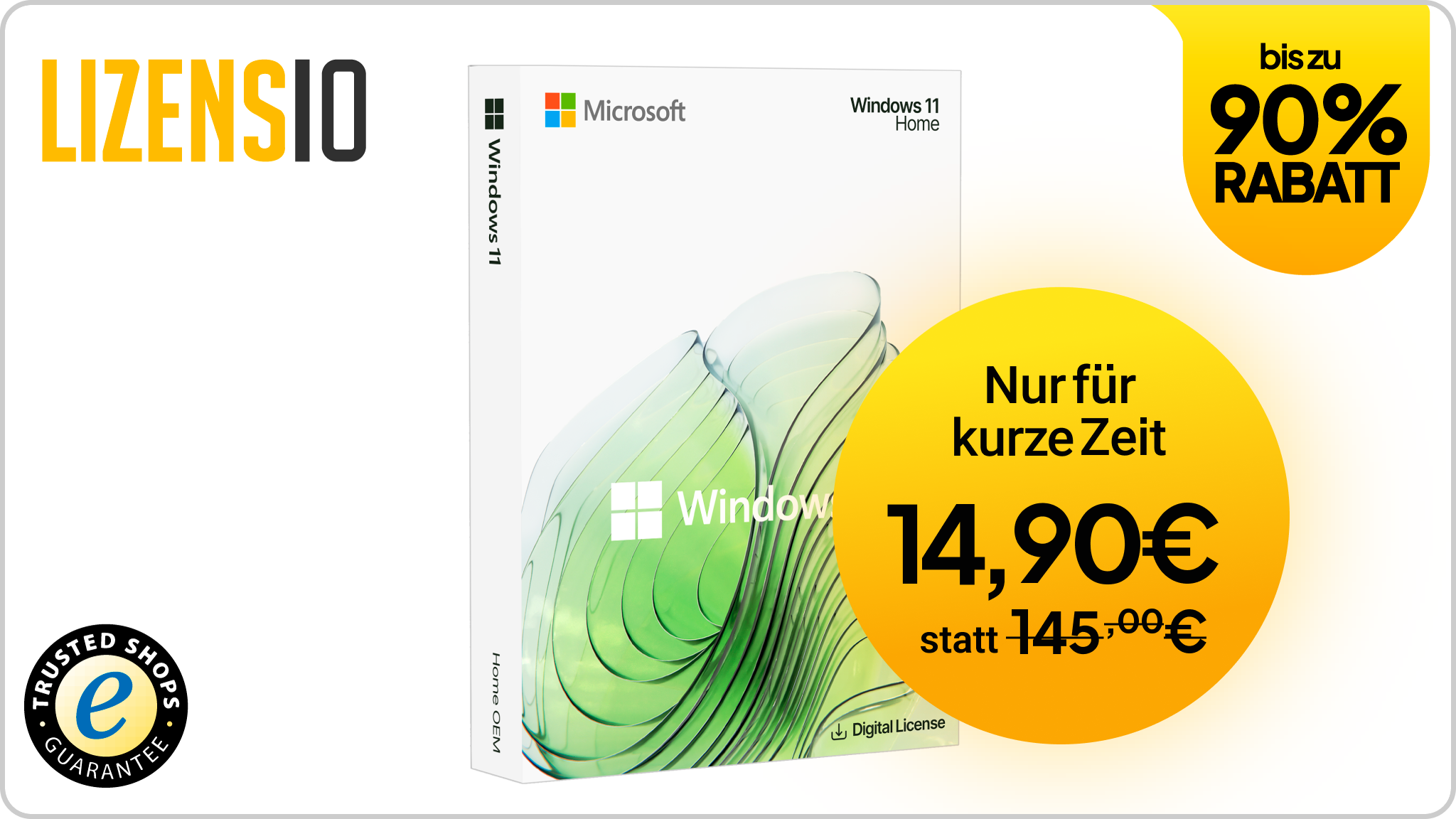 Windows 11 home lizenz f r 14 90 euro