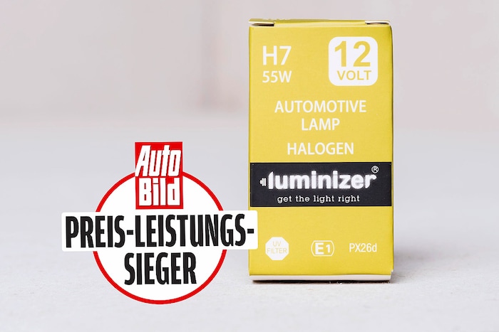 H7 Lampen Licht- Test 2019 / Luminizer 4040 Halo H7