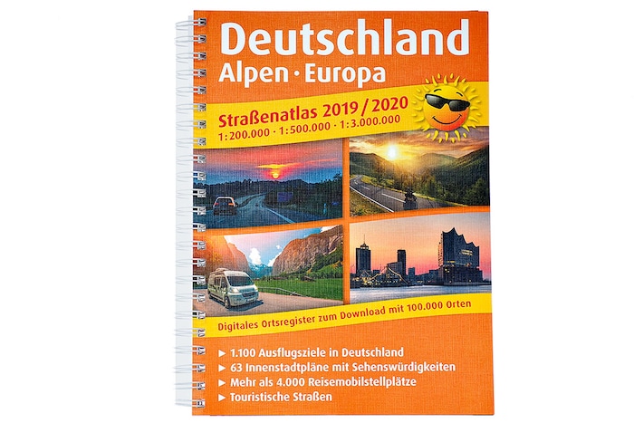 Atlanten und Straßenkarten - Public Press Deutschland Alpen 2019 / 2020